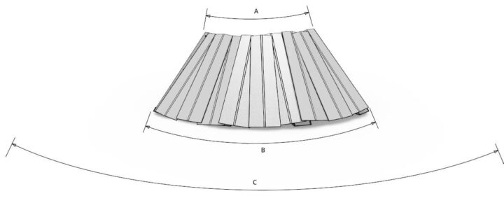 C122 90 deg corner front